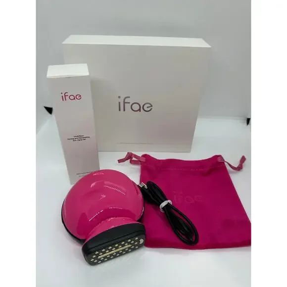 IFAE Microcurrent Facial Device Face Lift 3 in 1 Light Therapy. NWB